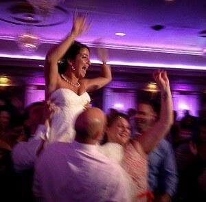 8-2-13 Wedding, dance floor shots, joyous bride!